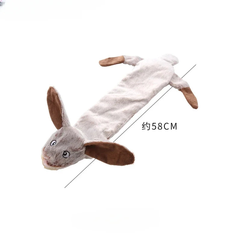 Funny Simulated Animal No Stuffing Dog Toys with Squeakers Durable Stuffingless Plush Squeaky Dog Chew Toy Pet Squeak Toy New
