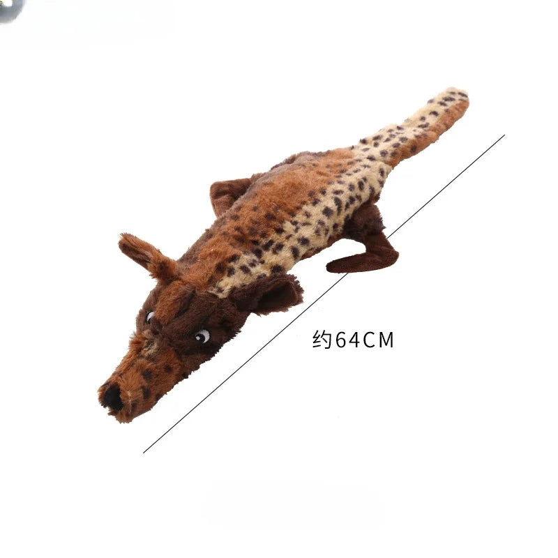 Funny Simulated Animal No Stuffing Dog Toys with Squeakers Durable Stuffingless Plush Squeaky Dog Chew Toy Pet Squeak Toy New